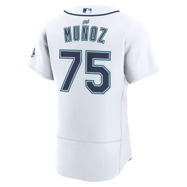 Andres Munoz Seattle Mariners Nike Home 50th Season Authentic Jersey - White