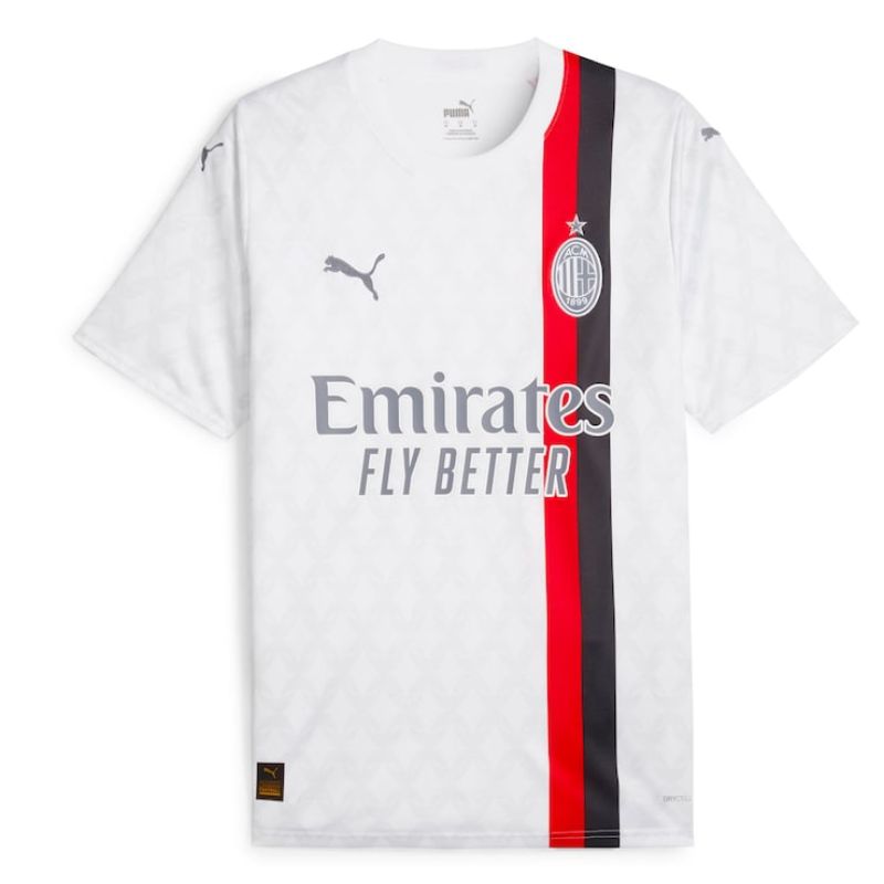 AC Milan Puma 2023/24 Away Custom Jersey - White - Jersey Teams World