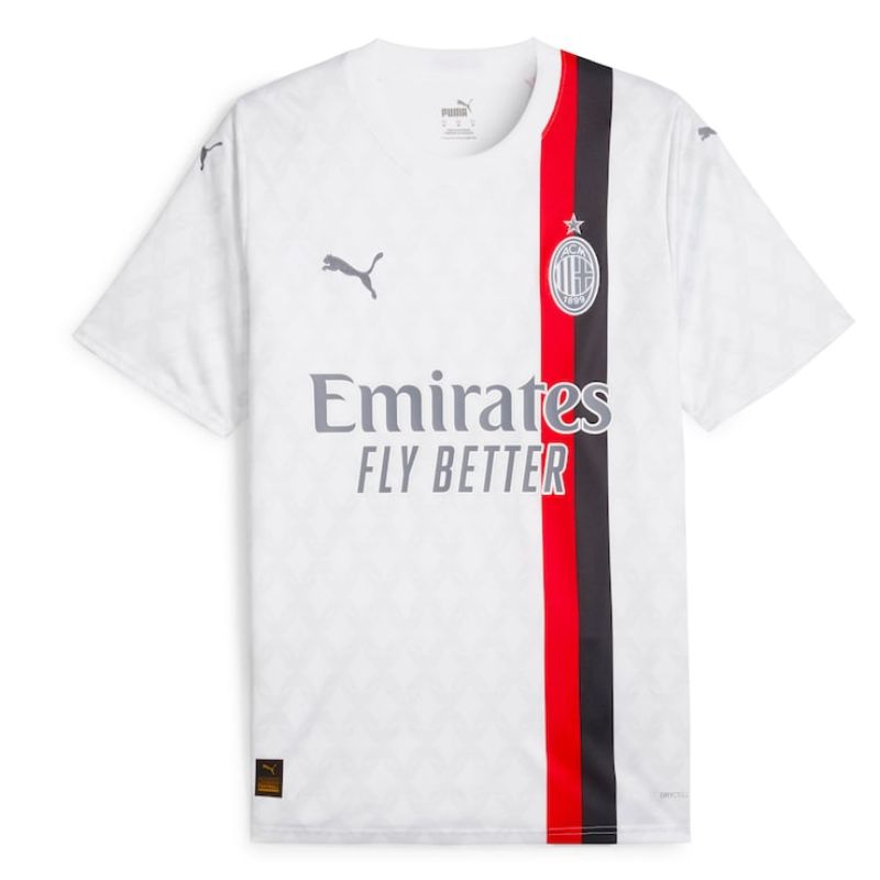 AC Milan Puma 2023/24 Away Custom Jersey - White