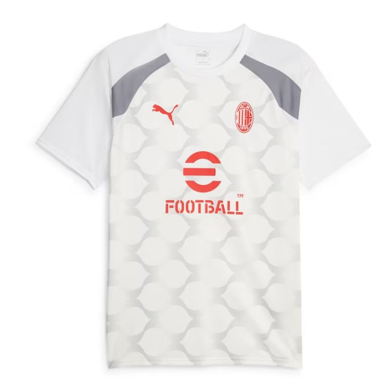 AC Milan Puma 2023/24 Pre-Match Jersey - White - Jersey Teams World