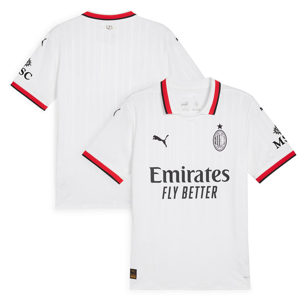 AC Milan Puma 2024/25 Away Custom Jersey - White