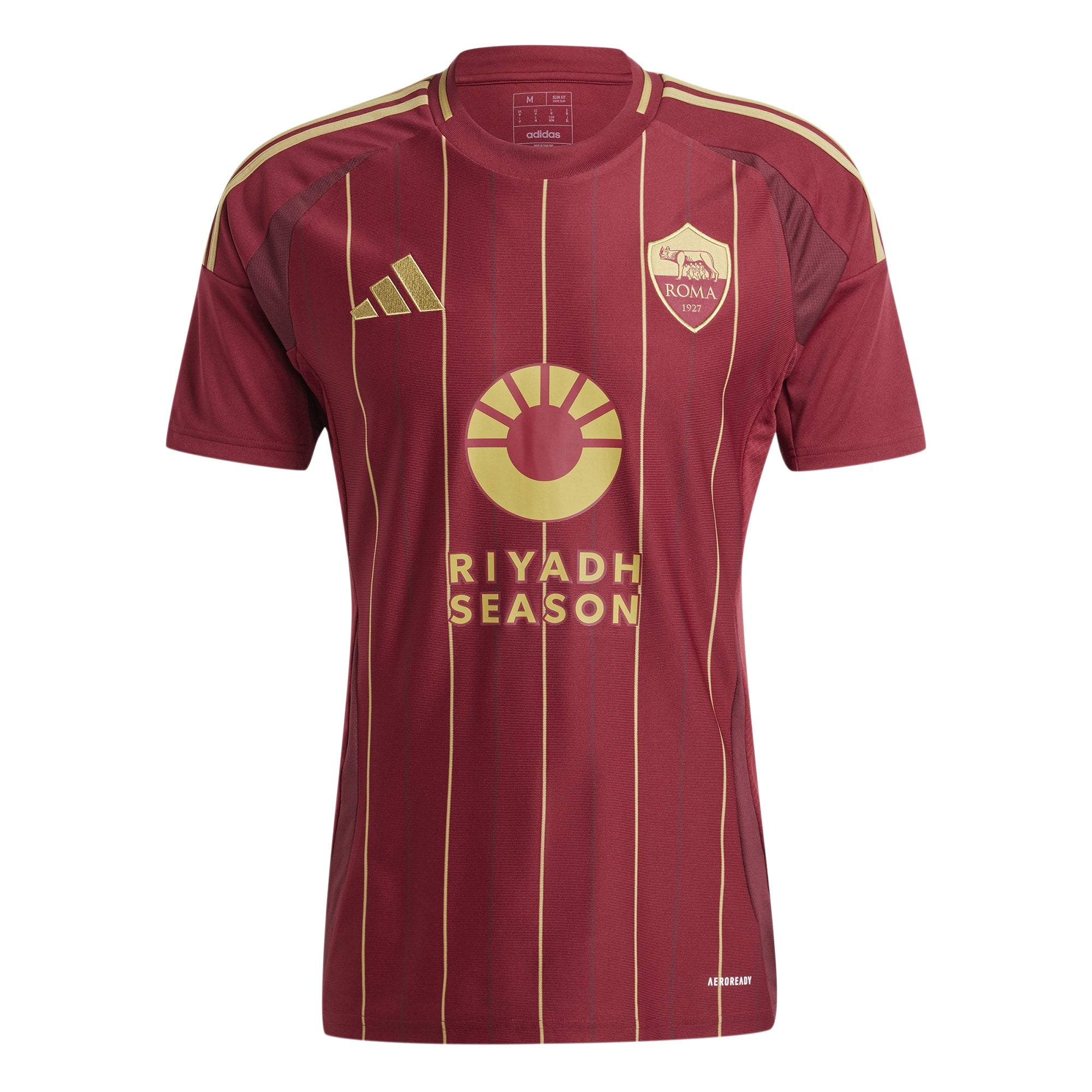 AS Roma adidas 2024/25 Home Custom Jersey - Burgundy - Jersey Teams World