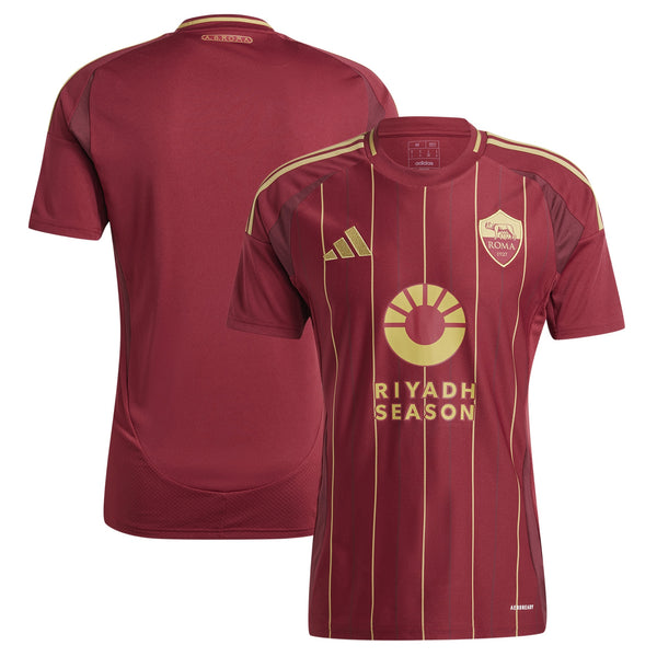 AS Roma adidas 2024/25 Home Custom Jersey - Burgundy