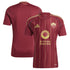AS Roma adidas 2024/25 Home Custom Jersey - Burgundy - Jersey Teams World
