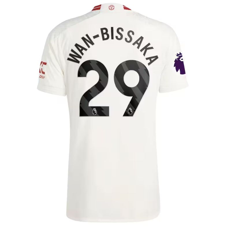 Aaron Wan-Bissaka Manchester United Adidas 2023/24 Third Player Jersey - White