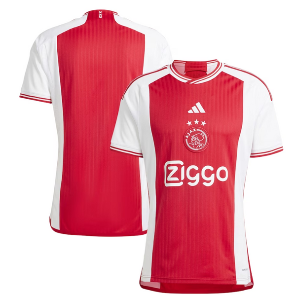 Ajax Home Adidas 2023-24 Custom Jersey - Red