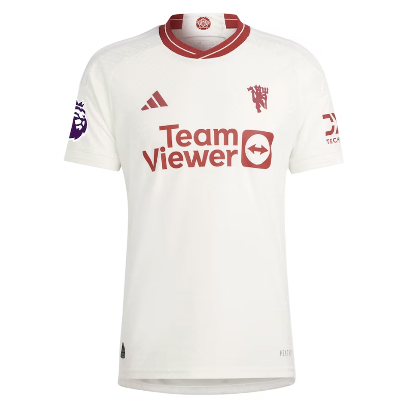 Alejandro Garnacho Manchester United Adidas 2023/24 Third Player Jersey - White