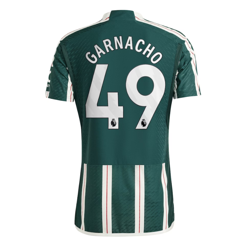 Alejandro Garnacho Manchester United Adidas 2023/24 Away Player Jersey - Green