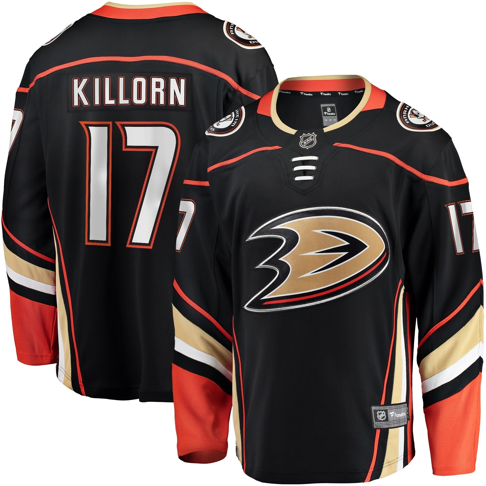 Alex Killorn Anaheim Ducks Fanatics Home Breakaway Jersey – Black - Jersey Teams World