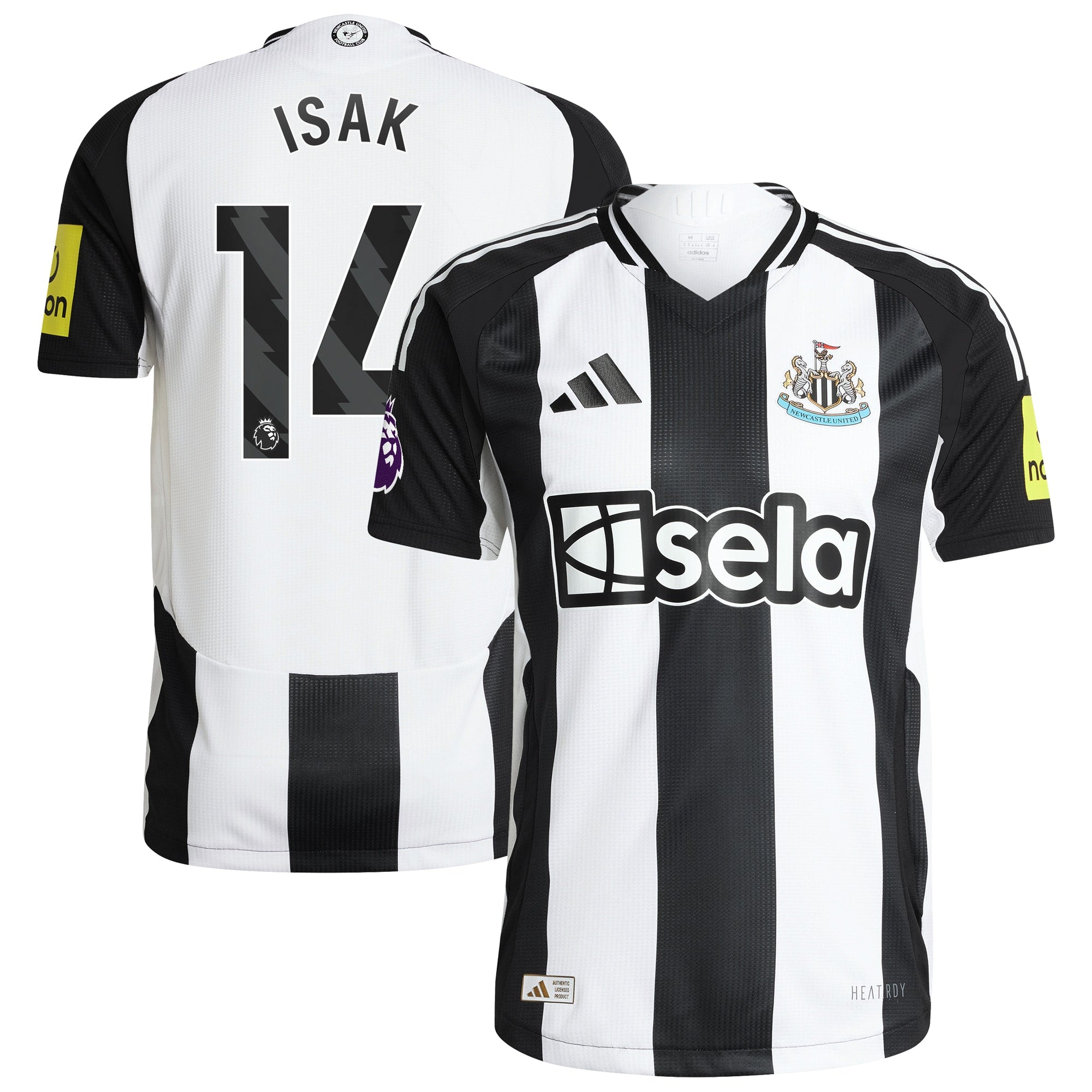 Alexander Isak Newcastle United adidas 2024/25 Home Custom Player Jersey - Black