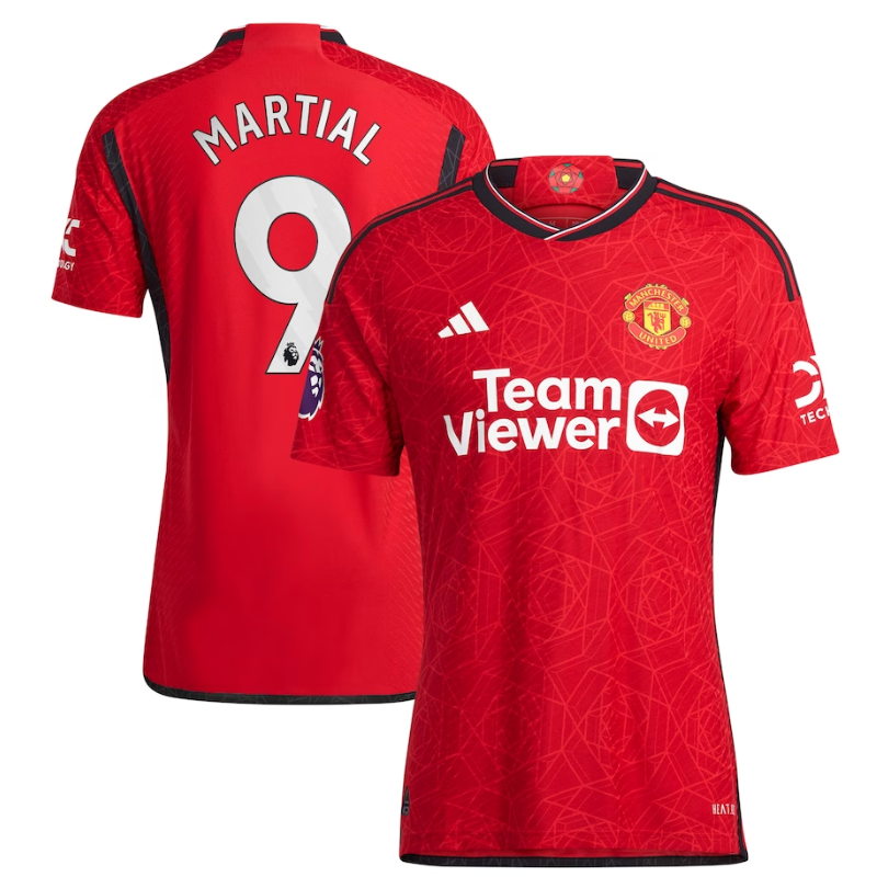 Anthony Martial Manchester United 2023/24 Home Player Jersey - Red - Jersey Teams World