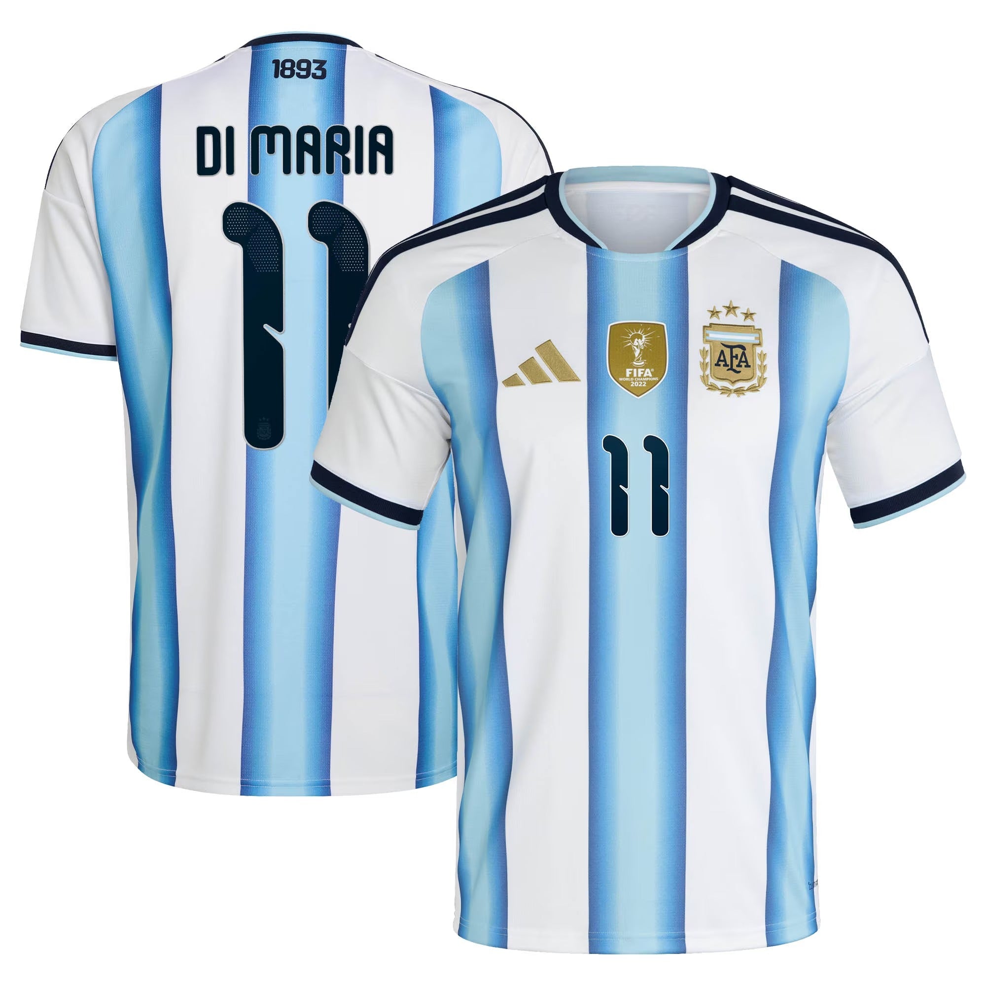 Argentina 2026 Home Player Jersey #11 - White (Di Maria) - Jersey Teams World
