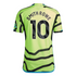 Arsenal Away Shirt 2023-24 with Smith Rowe 10 printing Jersey - Yellow