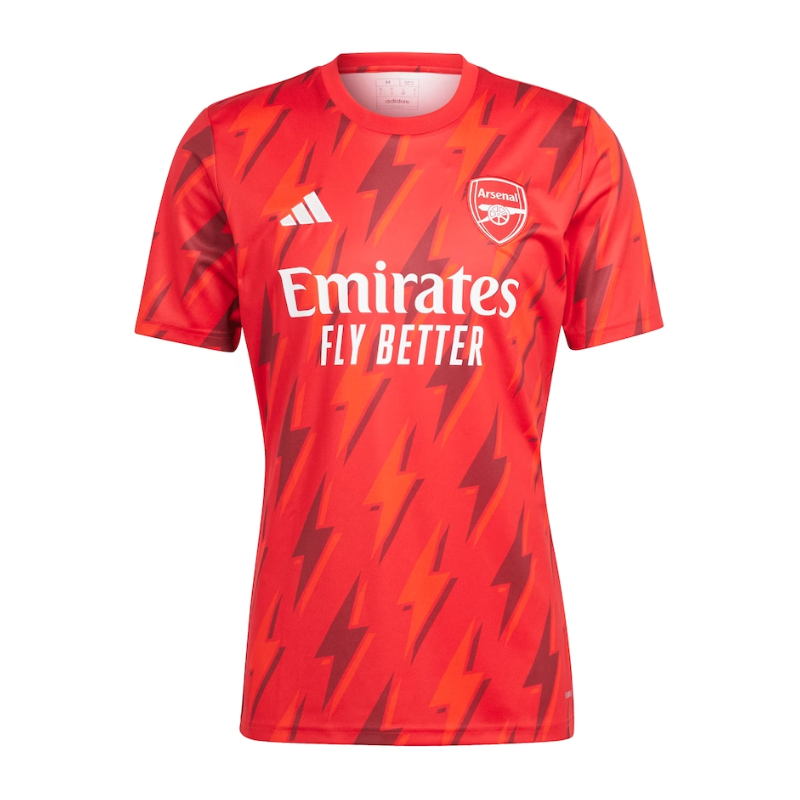 Arsenal Team Shirt 2023/24 Pre-Match Top - Red - Jersey Teams World