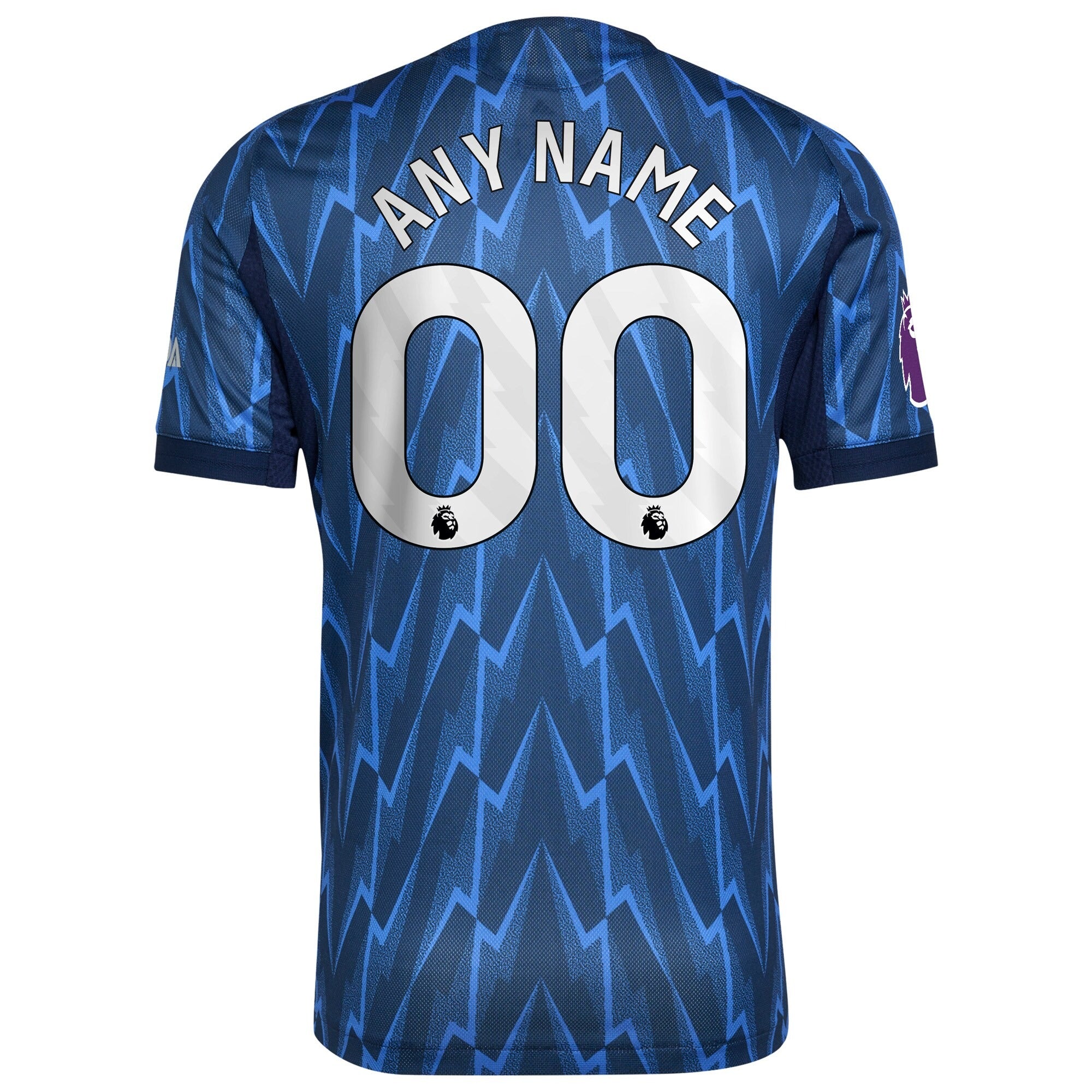 Arsenal adidas 2025/26 Away Custom Jersey - Blue