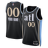 Atlanta Hawks Unisex 2023/24 Custom Swingman Jersey - Black - City Edition - Jersey Teams World