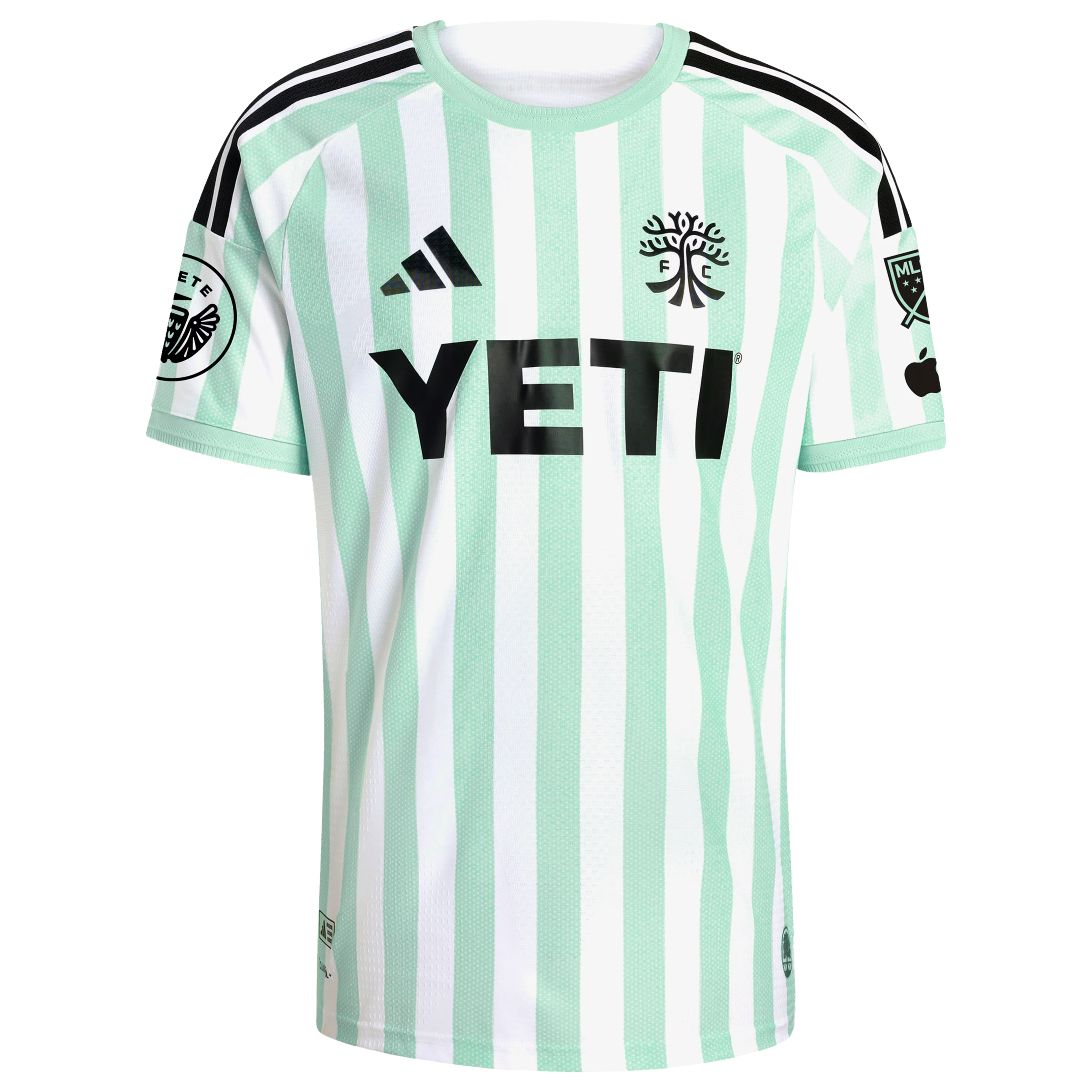 Austin FC // adidas Official 2026 The Rooted Kit Custom Match Jersey – White - Jersey Teams World