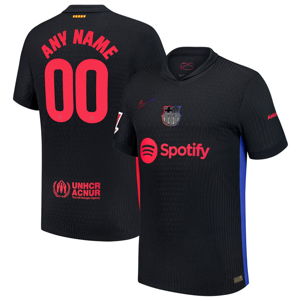 Barcelona Nike 2024/25 Away Custom Jersey - Black