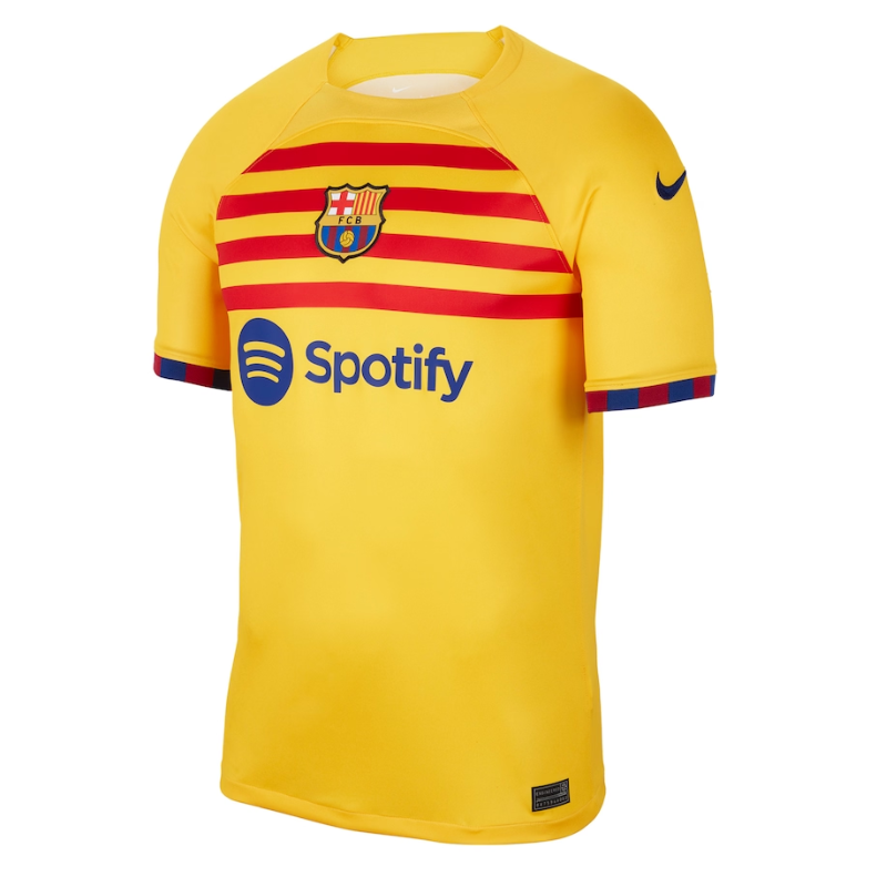 Barcelona Shirt 2022/24 Fourth Customized Jersey - Yellow