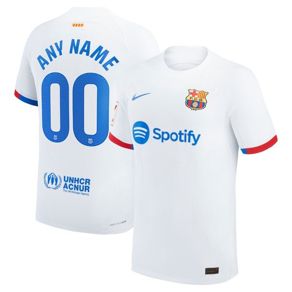 Barcelona Shirt  2023/24 Away Customized Jersey - White