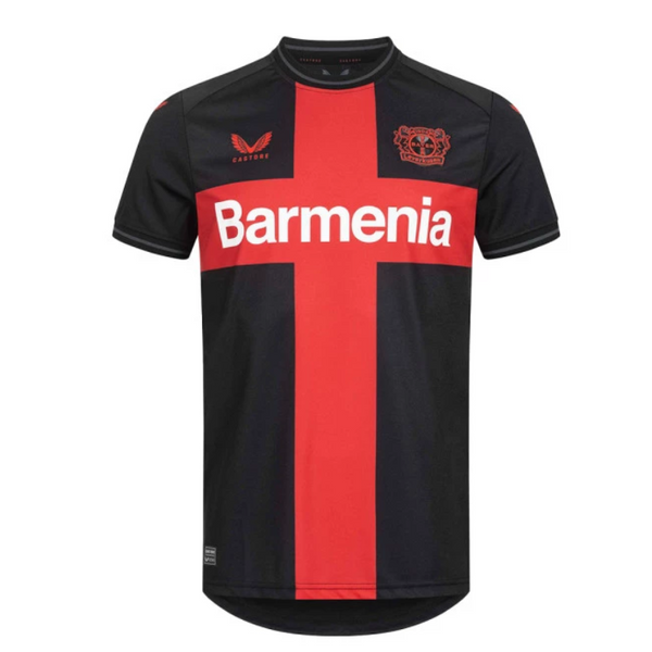 Bayer Leverkusen Home Jersey 2023-2024 Castore - Black