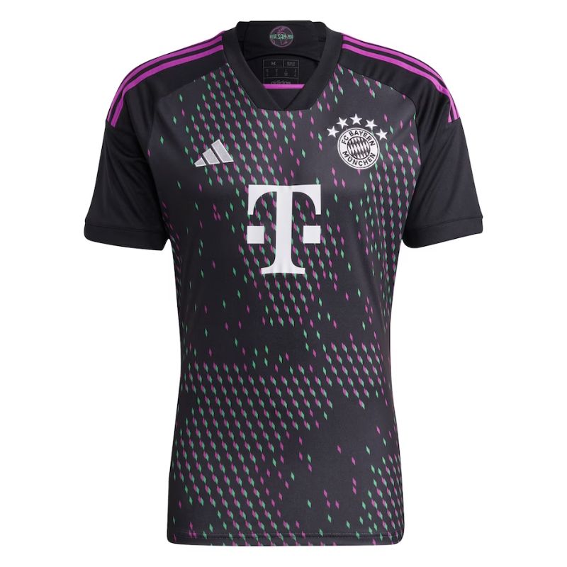 Bayern Munich 2023/24 Away Custom Jersey - Black.
