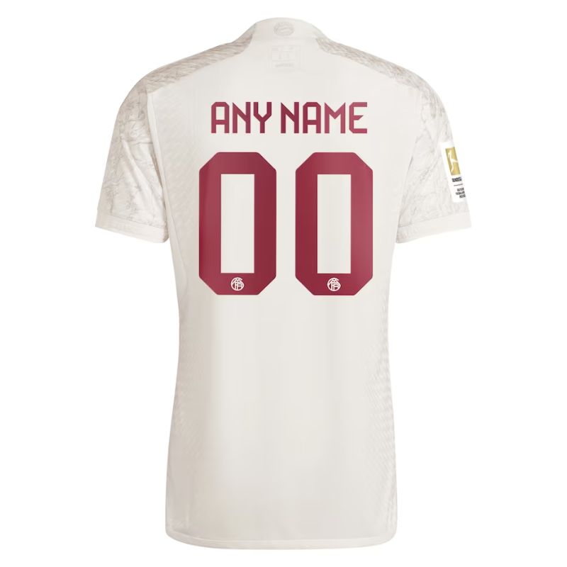 Bayern Munich Shirt 2023/24 Third Custom Jersey - White - Jersey Teams World