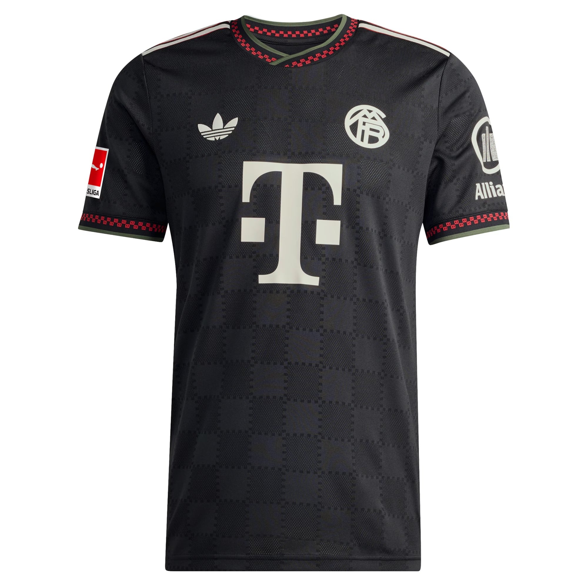 Bayern Munich adidas 2025/26 Third Custom Jersey - Black