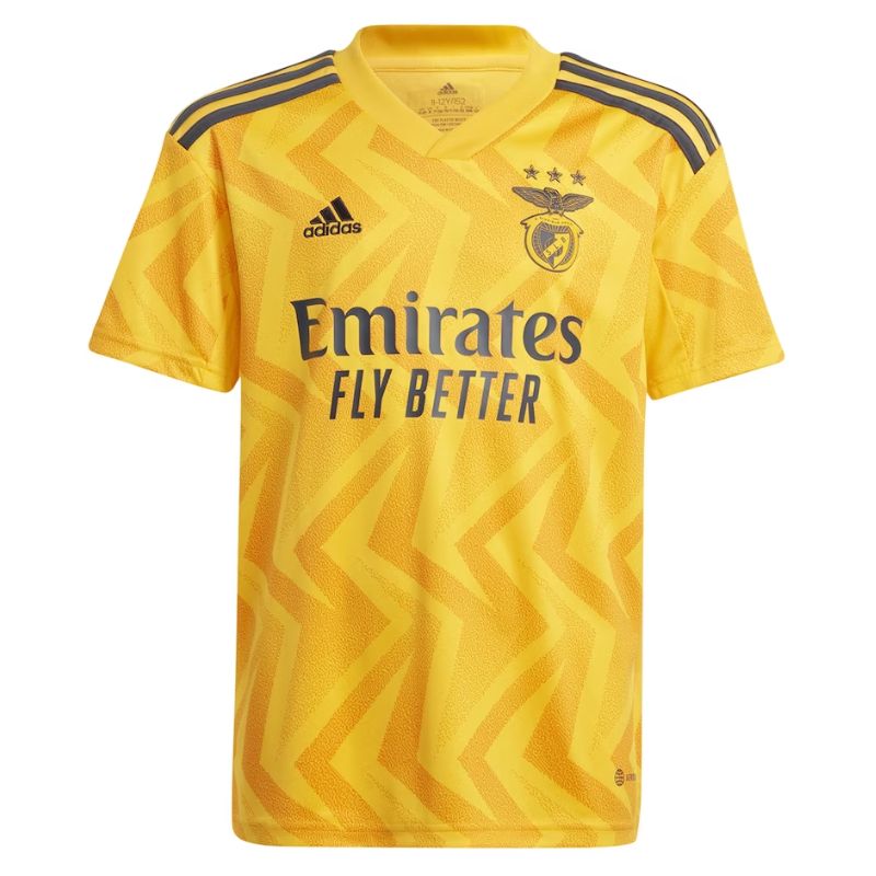 Benfica Away Shirt 2022-23 Custom Jersey - Yellow
