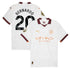 Bernardo Silva Manchester City Shirt 2023/24 Away Jersey - White - Jersey Teams World