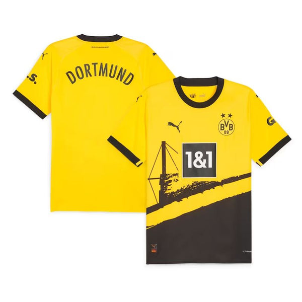 Borussia Dortmund 2023/24 Home Customized Jersey - Yellow