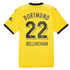 Borussia Dortmund Home Shirt 2023-24 - with Jersey Bellingham 22 printing - Yellow - Jersey Teams World
