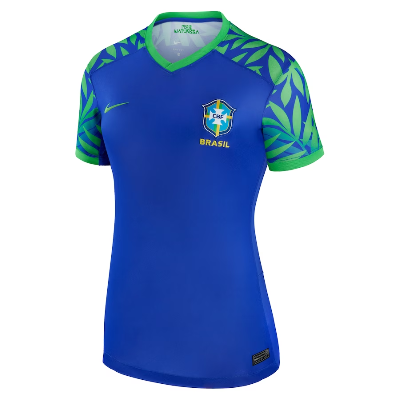 Brazil Women's National Team 2023 Away Stadium  Jersey - Blue