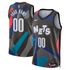 Brooklyn Nets Unisex 2023/24 Custom Swingman Jersey - Black - City Edition - Jersey Teams World