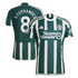 Bruno Fernandes Manchester United Shirt 2023/24 Away Player Jersey - Green - Jersey Teams World