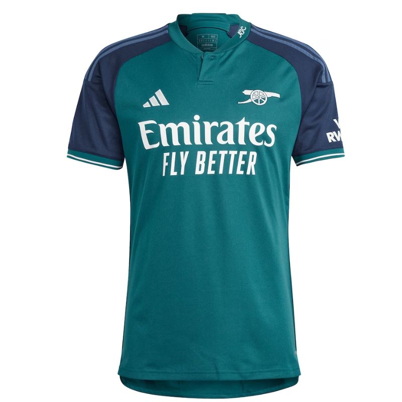 Bukayo Saka Arsenal Adidas 2023/24 Third Player Jersey - Green