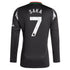 Bukayo Saka Arsenal adidas 2024/25 Away Long Sleeve Player Jersey - Black