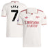 Bukayo Saka Arsenal adidas 2025/26 Third Player Jersey - White - Jersey Teams World