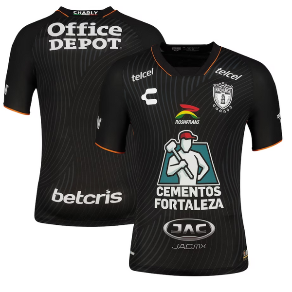 C.F. Pachuca Shirt 2023/24 Away Jersey - Black - Jersey Teams World