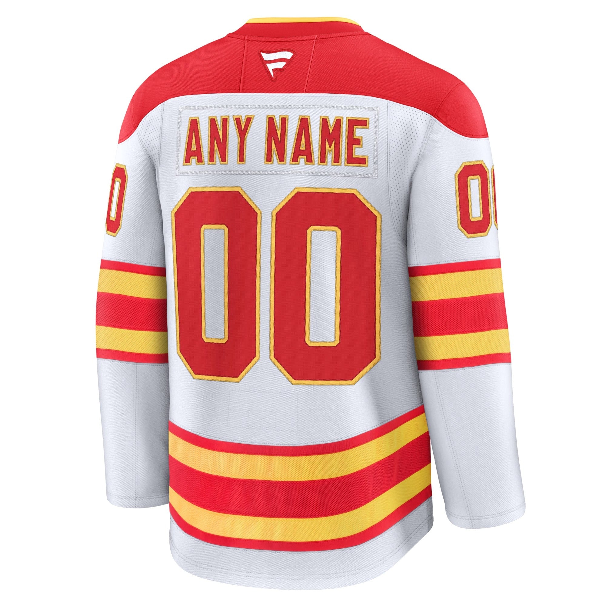 Calgary Flames Fanatics Away Premium Custom Jersey – White - Jersey Teams World
