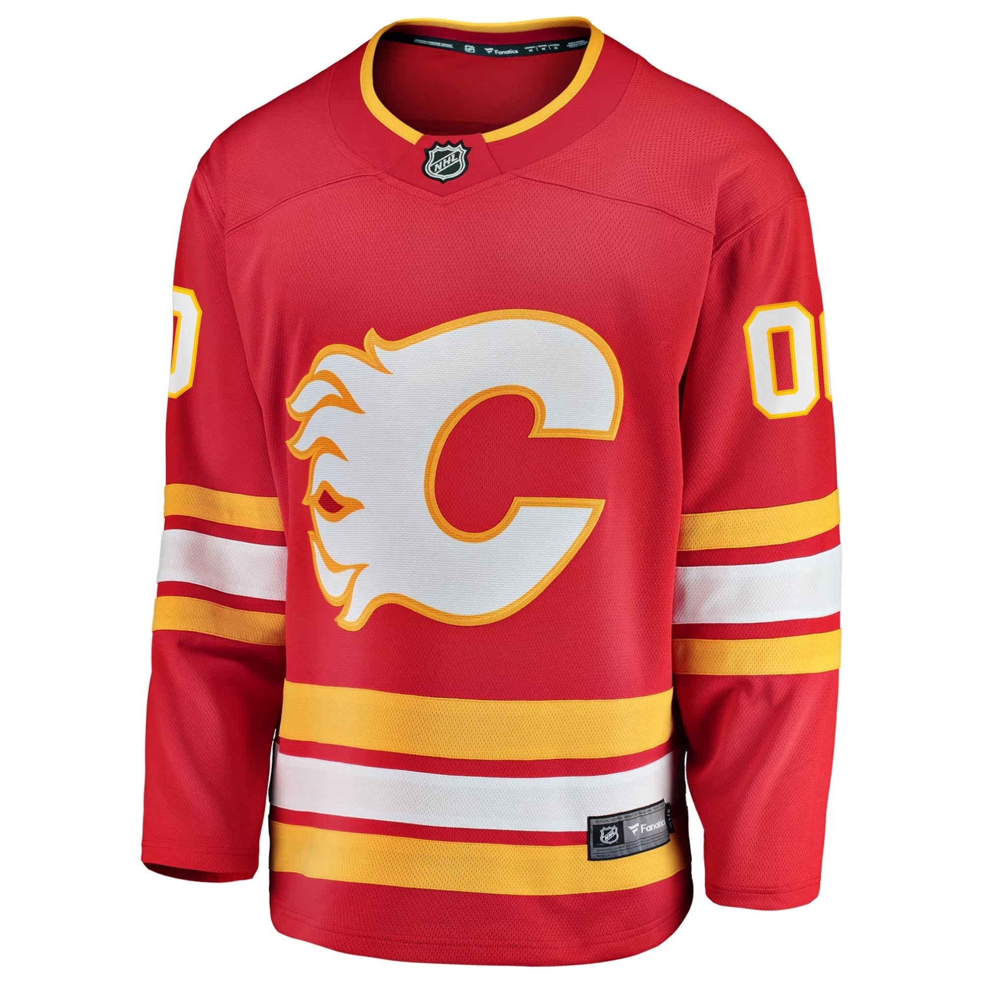 Calgary Flames Fanatics Home Breakaway Custom Jersey – Red - Jersey Teams World