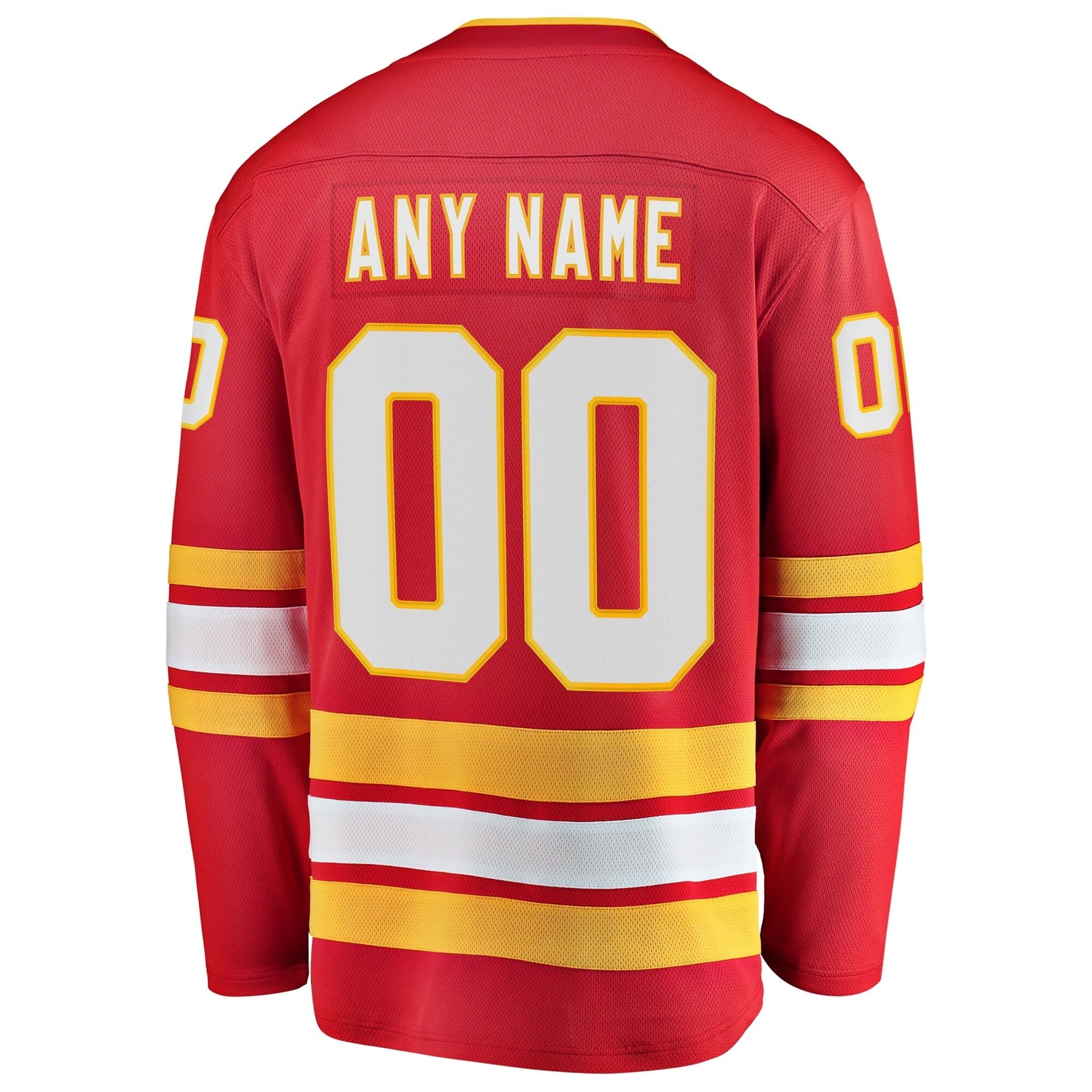 Calgary Flames Fanatics Home Breakaway Custom Jersey – Red - Jersey Teams World