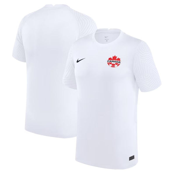 Canada Soccer Shirt Away Custom Jersey - White