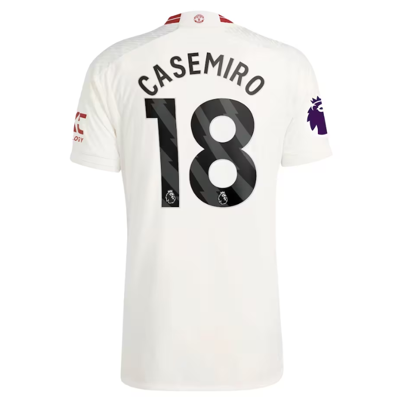 Casemiro Manchester United 2023/24 Third Player Jersey - White