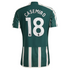 Casemiro Manchester United Shirt 2023/24 Away Player Jersey - Green - Jersey Teams World