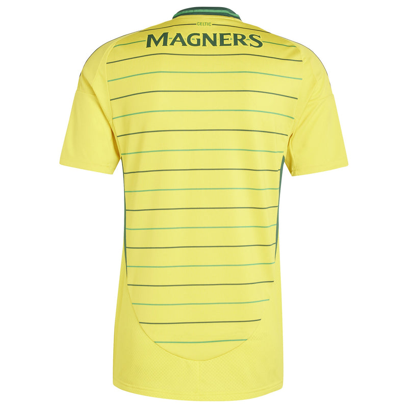 Celtic adidas 2024/25 Away Custom Jersey - Yellow