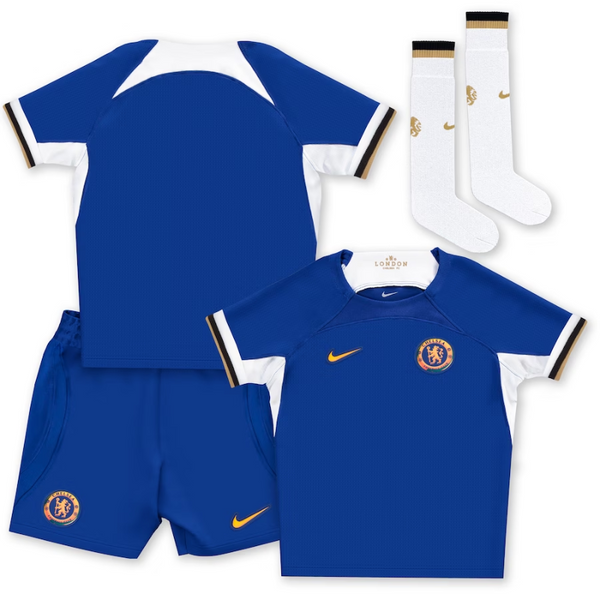 Chelsea Home Kit 2023-24 - Little Kids Custom Jersey - Blue