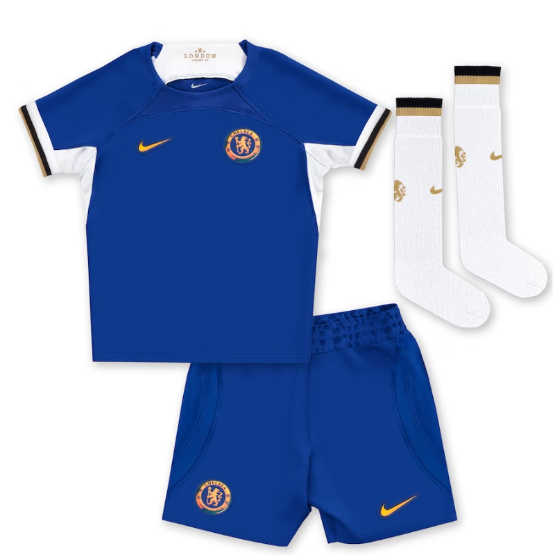 Chelsea Home Kit 2023-24 - Little Kids Custom Jersey - Blue