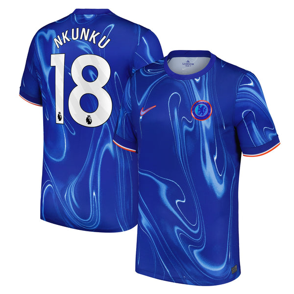 Christopher Nkunku Chelsea Nike 2024/25 Home Player Jersey - Blue