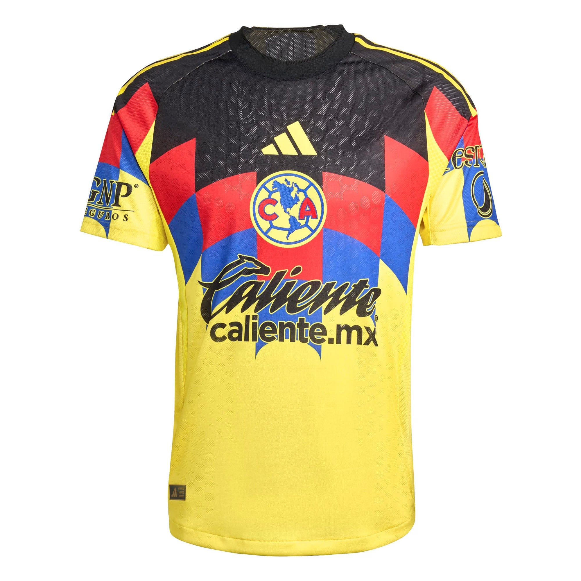 Club America adidas 2025/26 Home Custom Jersey - Yellow